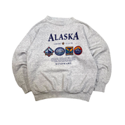Vintage 90s Alaska Cruises Big Print Graphic Sweater