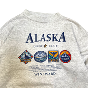 Vintage 90s Alaska Cruises Big Print Graphic Sweater
