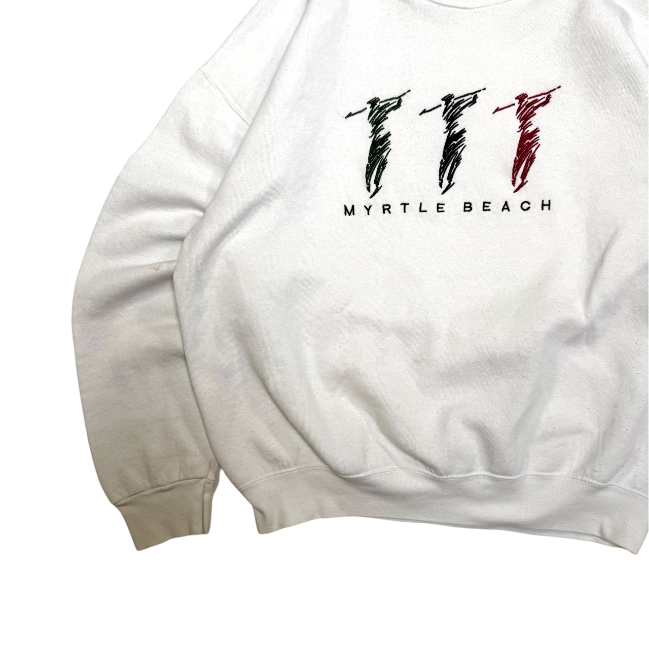 Vintage 90s Myrtle Beach Golfing Embroidered Sweater