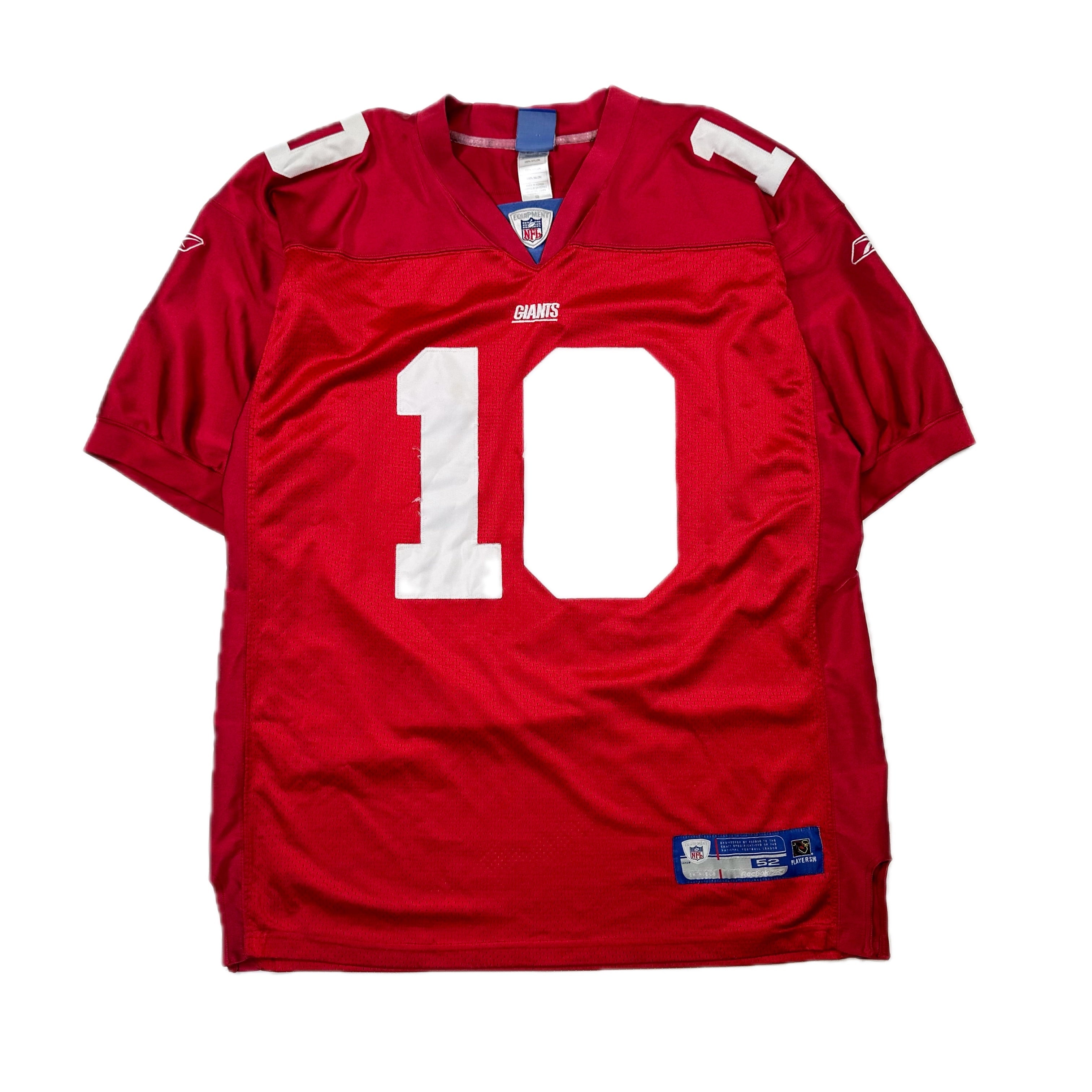 Vintage Reebok New York Giants 10 Manning Patch Football Jersey SouthmeadAndCo